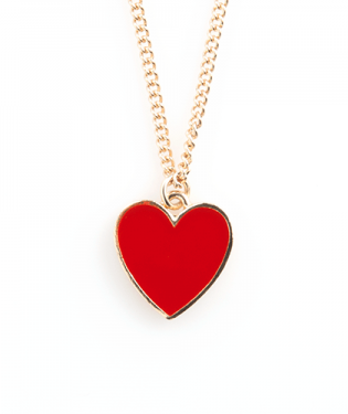 bando-supercute-heart-necklace-red