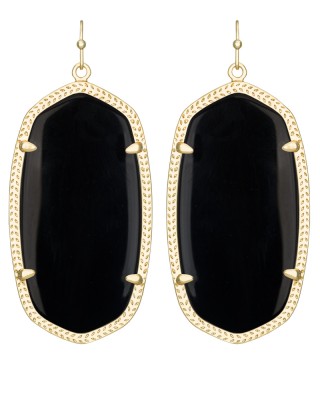 danielle-earring-gold-black