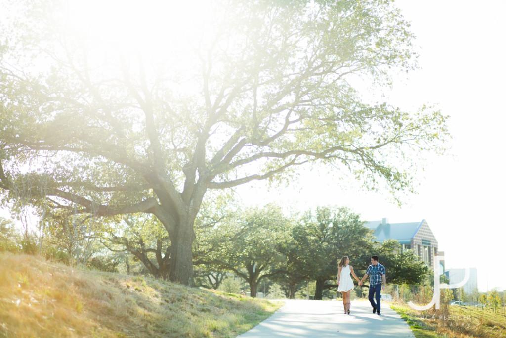 Houston Skyline Engagement Session Photos| Jessica Pledger Photography