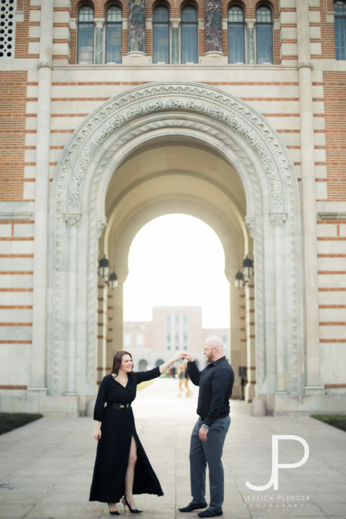 Chevy El Camino at Rice University Engagement Session | Jessica Pledger Photography 