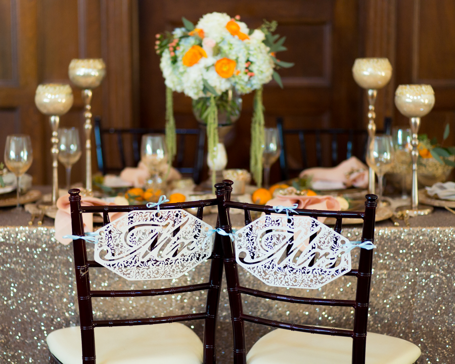 Orange Gold Styled Mediterranean Wedding Serenity Orange Gold | Jessica Pledger Photography | The Parador | Houston, TX