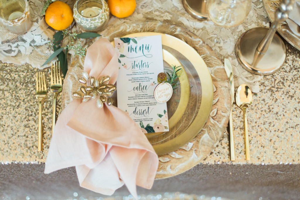 Orange Gold Styled Mediterranean Wedding Serenity Orange Gold | Jessica Pledger Photography | The Parador | Houston, TX