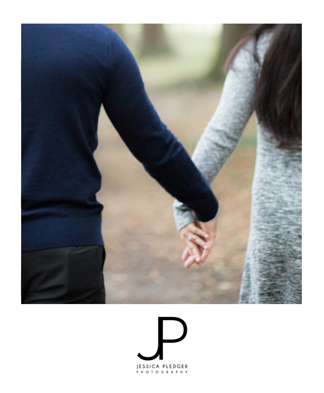 Houston Engagement Photos Holding Hands