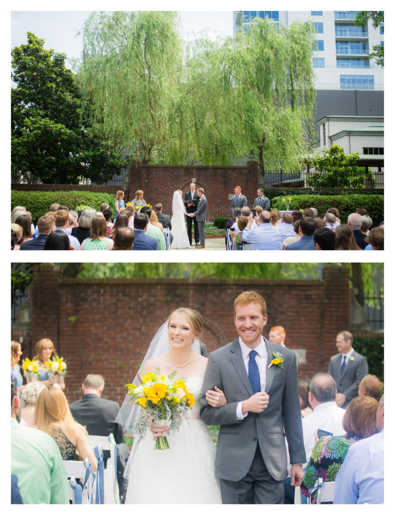 River Oaks Garden Club Wedding Ceremony