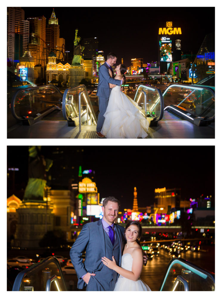 Las Vegas Strip Wedding Photos | Jessica Pledger Photography 