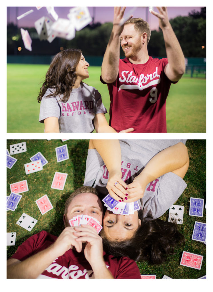 Las Vegas Themed Engagement Photos