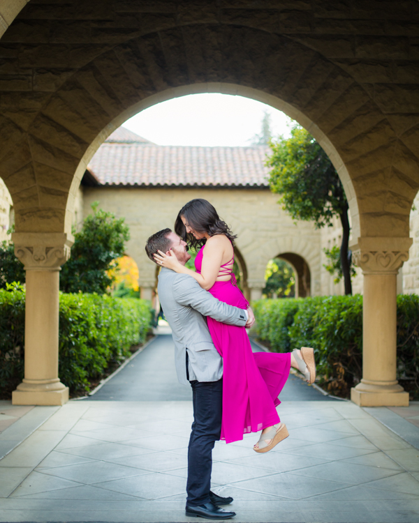 Stanford University Campus Engagement Photos by Jessica Pledger Photography