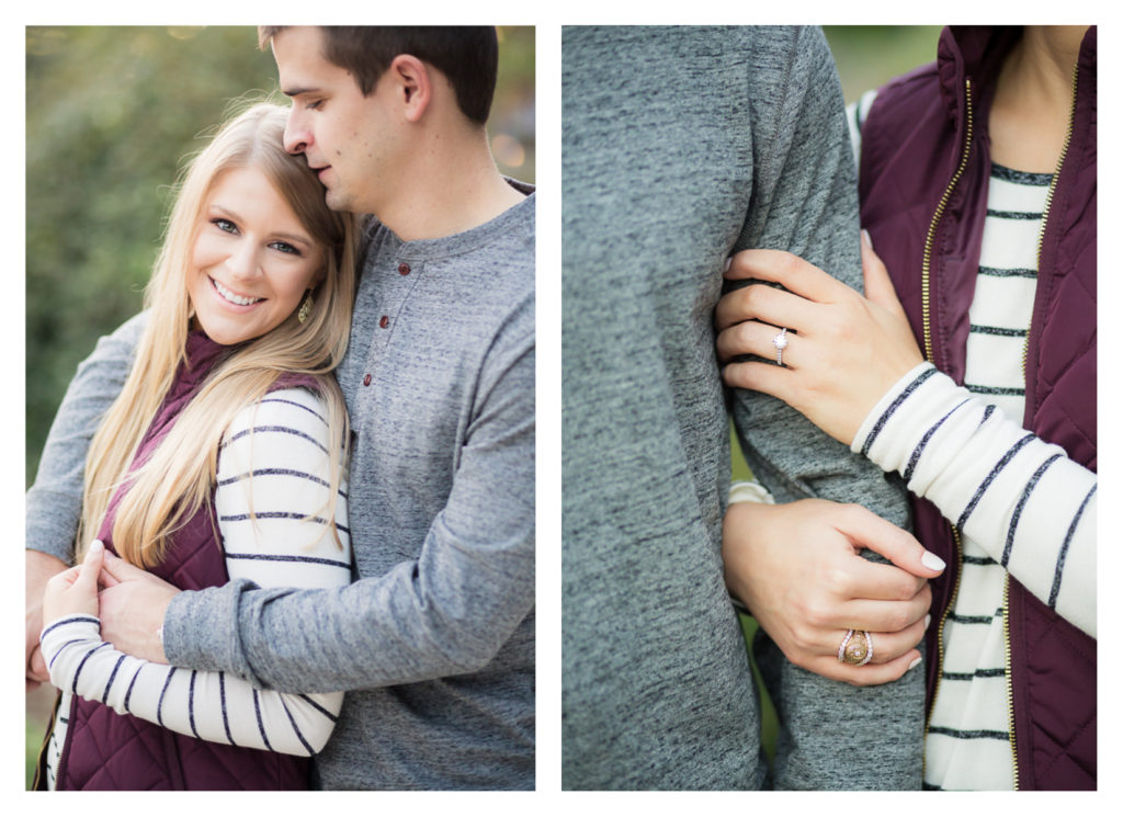 Oklahoma City Fall Engagement Session at the Myriad Gardens