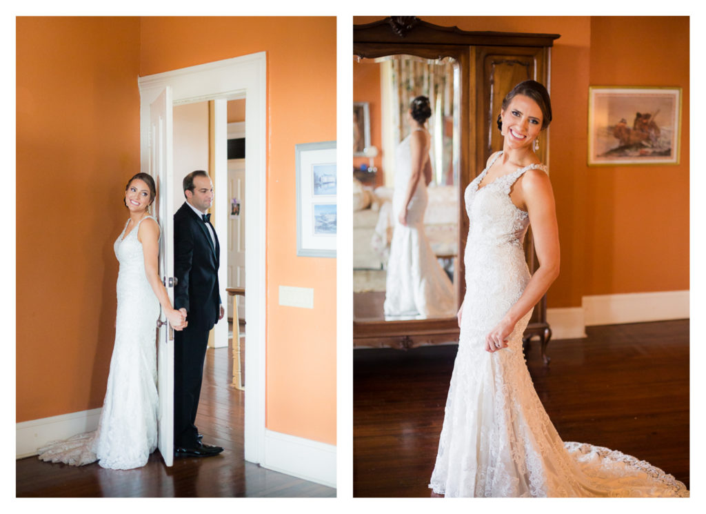 Bridal Portrait on Wedding Day - Elizabeth & Hunter's Wedding at the Lasker Inn | Galveston Wedding Venue | Jessica Pledger Photography