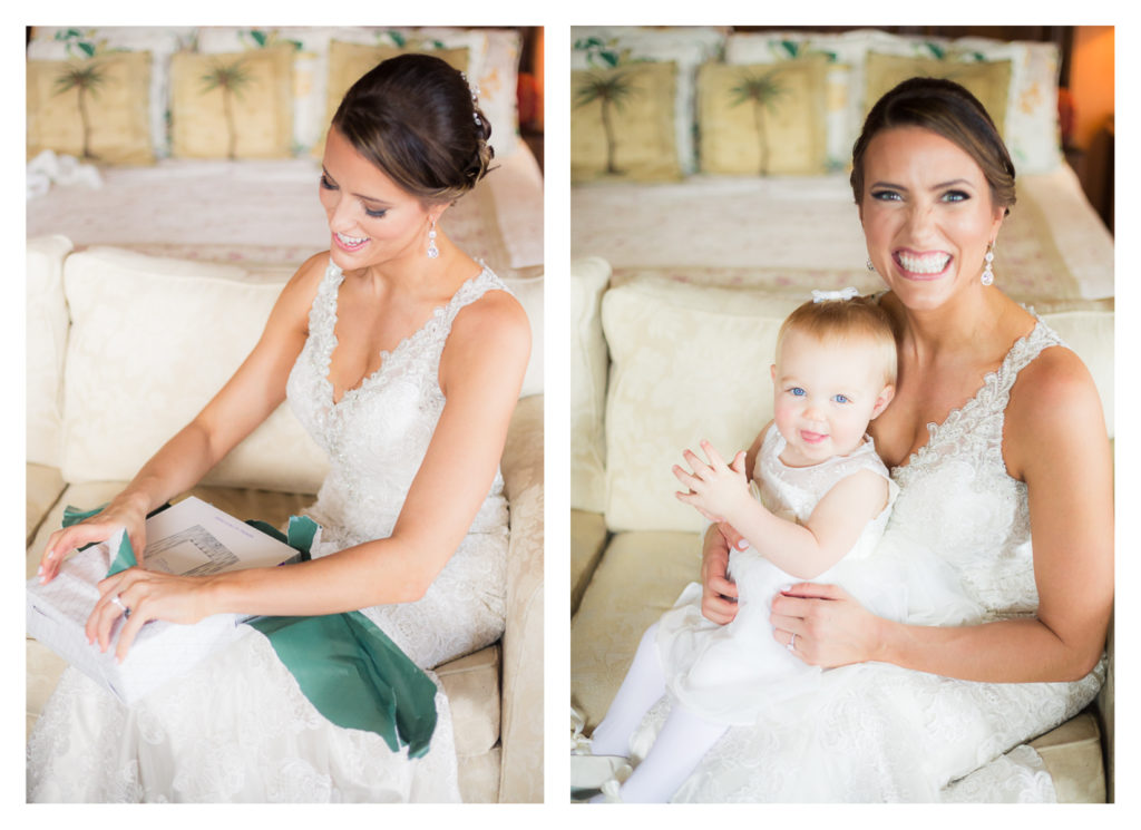 Bride Getting Ready - Elizabeth & Hunter's Wedding at the Lasker Inn | Galveston Wedding Venue | Jessica Pledger Photography