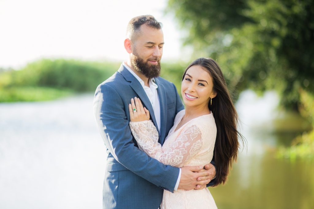 League City Heritage Park Engagement Photos