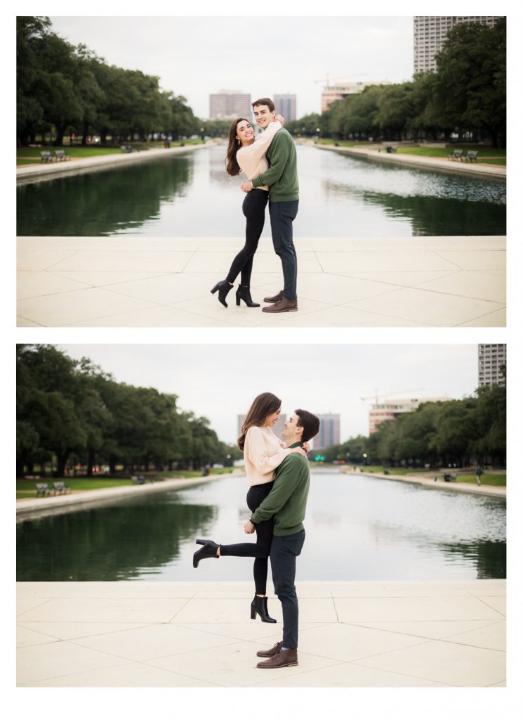 A Proposal at Hermann Park in Houston, TX by Jessica Pledger Photography - engagement photos