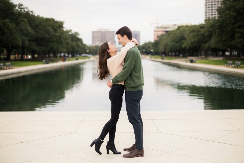 A Proposal at Hermann Park in Houston, TX by Jessica Pledger Photography - engagement photos