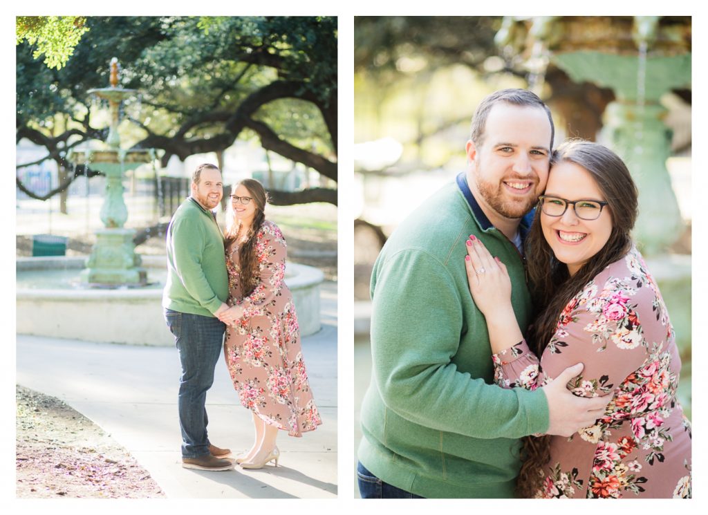 Downtown Houston Spring Engagement Session | Jessica Pledger Photography | Houston Engagement & Wedding Photographer 