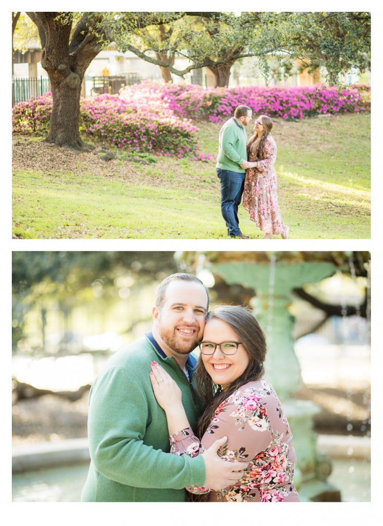 Downtown Houston Spring Engagement Session | Jessica Pledger Photography | Houston Engagement & Wedding Photographer 