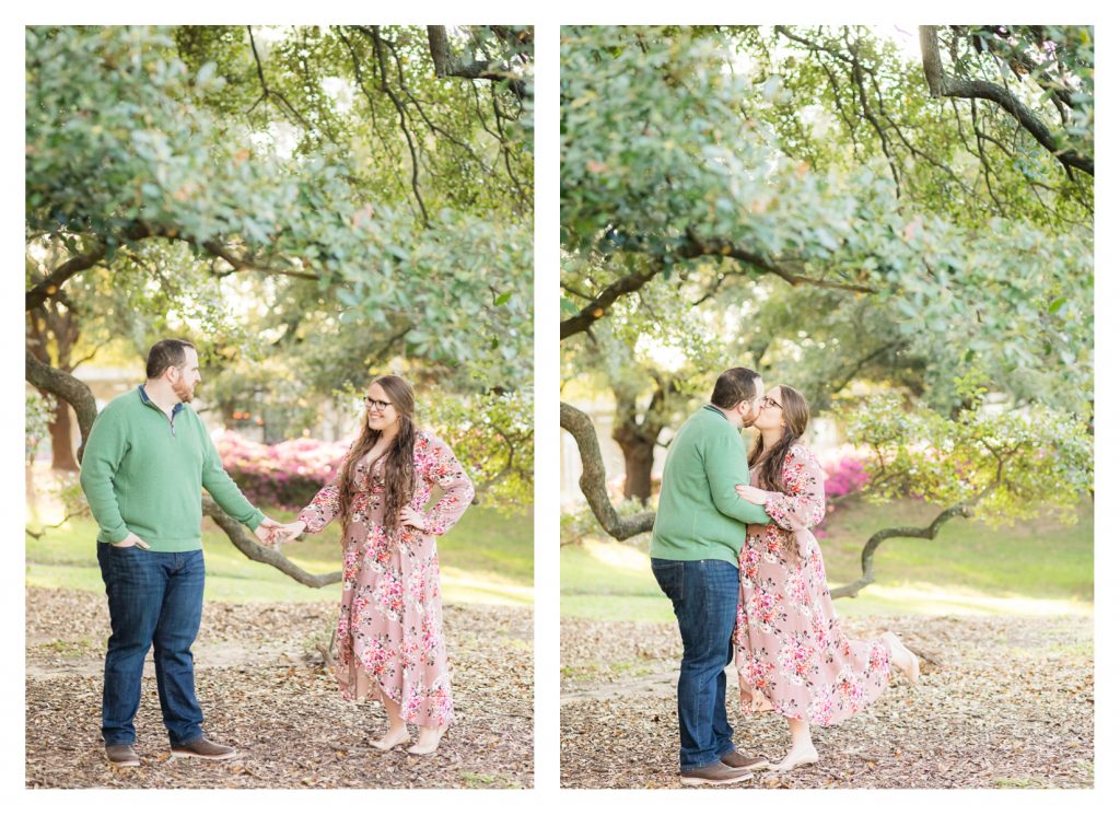 Downtown Houston Spring Engagement Session | Jessica Pledger Photography | Houston Engagement & Wedding Photographer 