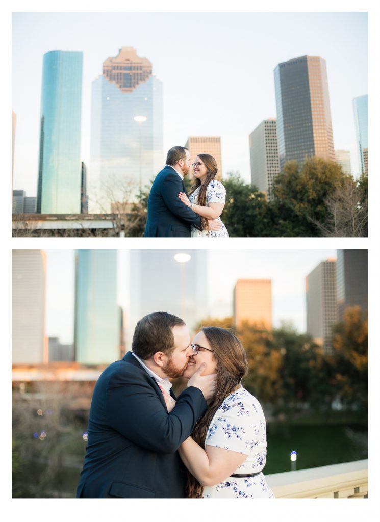 Downtown Houston Spring Engagement Session | Jessica Pledger Photography | Houston Engagement & Wedding Photographer 