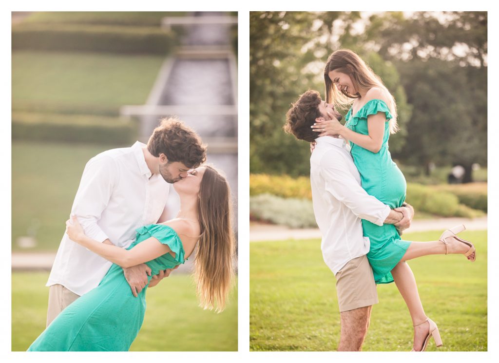 Houston Area Engagement Session at McGovern Centennial Gardens near Hermann Park by Jessica Pledger Photography