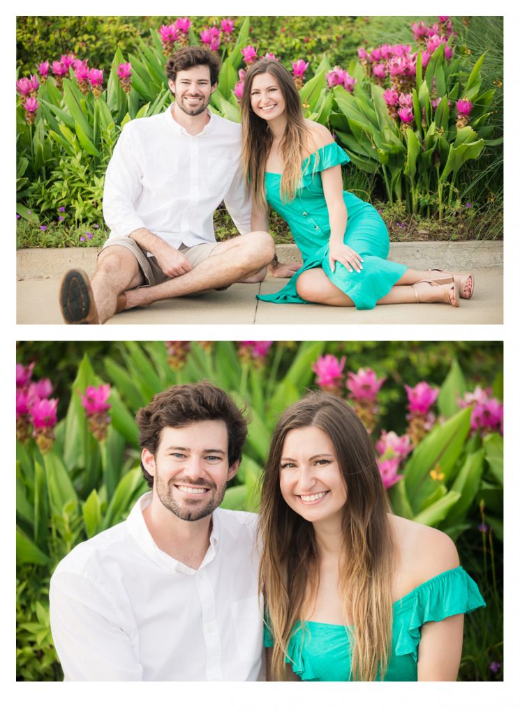 Houston Area Engagement Session at McGovern Centennial Gardens near Hermann Park by Jessica Pledger Photography