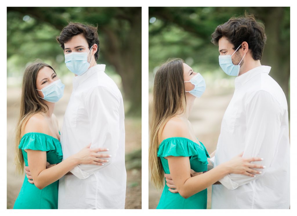 Houston Area Engagement Session at McGovern Centennial Gardens near Hermann Park by Jessica Pledger Photography