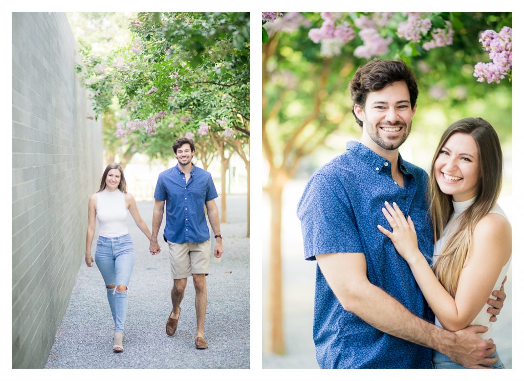 Houston Area Engagement Session at McGovern Centennial Gardens near Hermann Park by Jessica Pledger Photography 