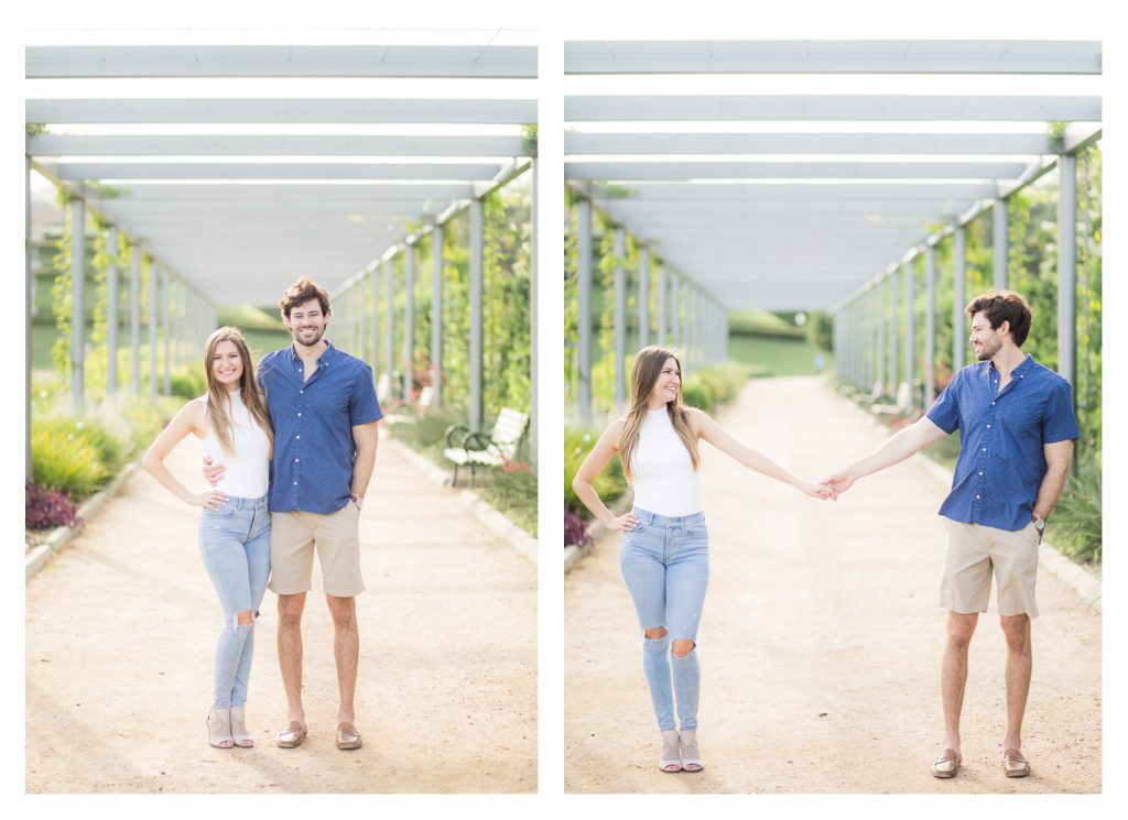 Houston Area Engagement Session at McGovern Centennial Gardens near Hermann Park by Jessica Pledger Photography