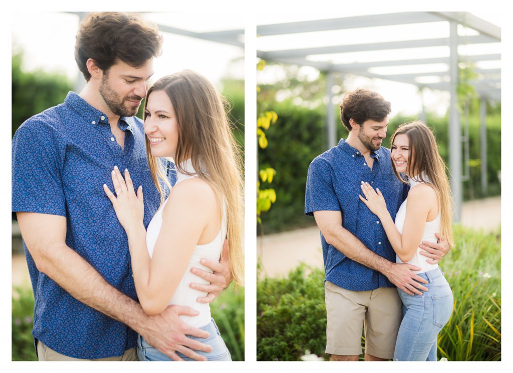 Houston Area Engagement Session at McGovern Centennial Gardens near Hermann Park by Jessica Pledger Photography