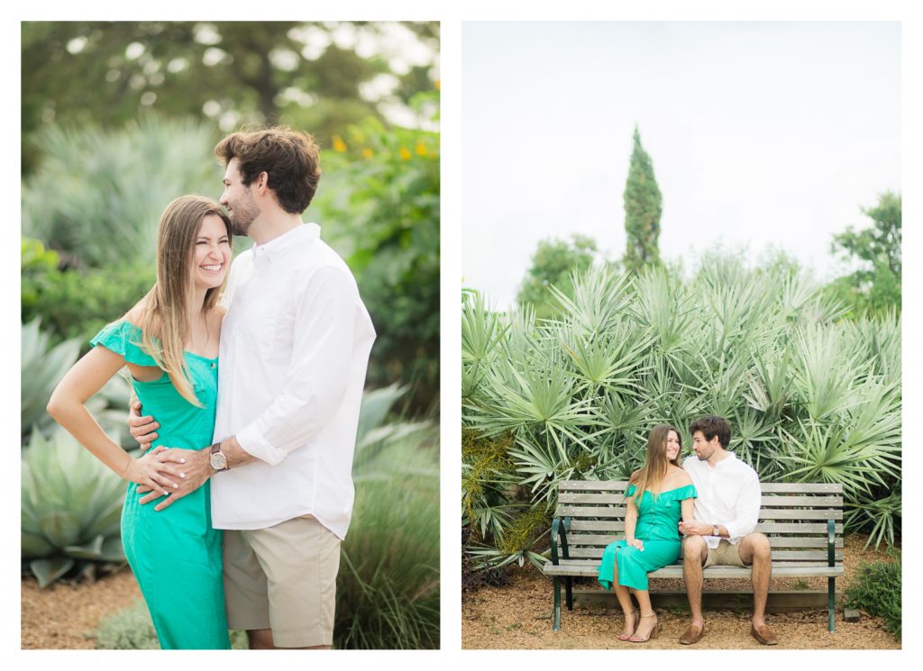 Houston Area Engagement Session at McGovern Centennial Gardens near Hermann Park by Jessica Pledger Photography