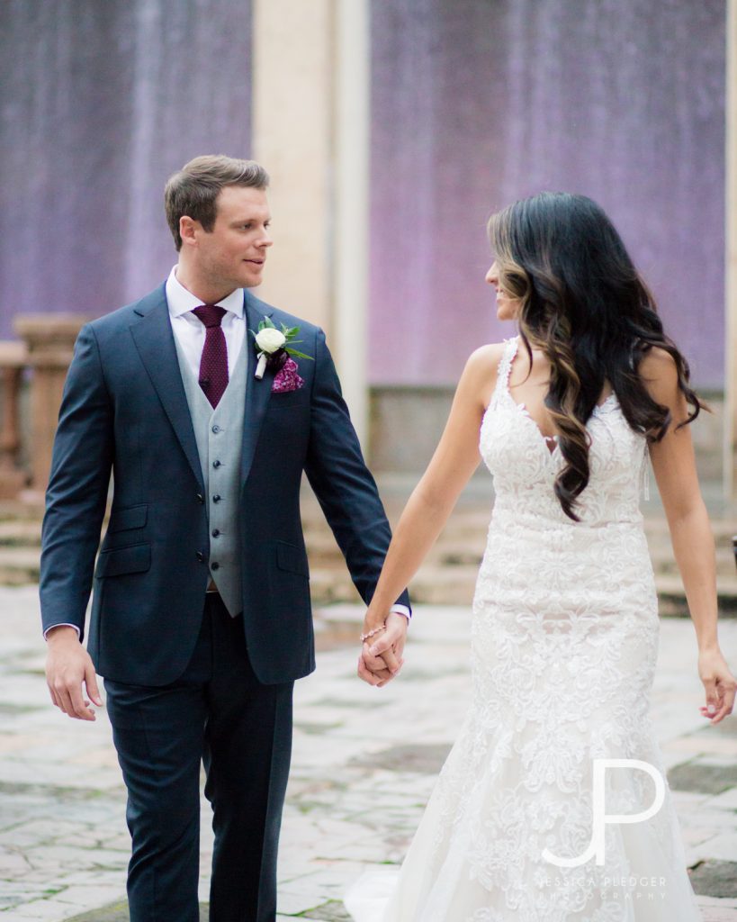 Beautiful Bell Tower on 34th Wedding by Jessica Pledger Photography in downtown Houston