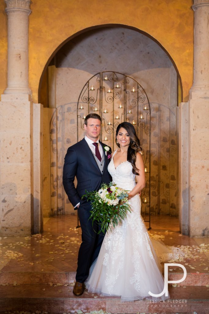 Beautiful Bell Tower on 34th Wedding by Jessica Pledger Photography in downtown Houston