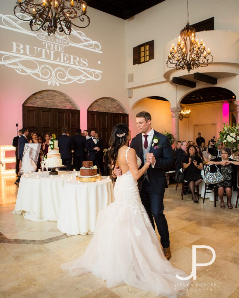 Beautiful Bell Tower on 34th Wedding by Jessica Pledger Photography in downtown Houston