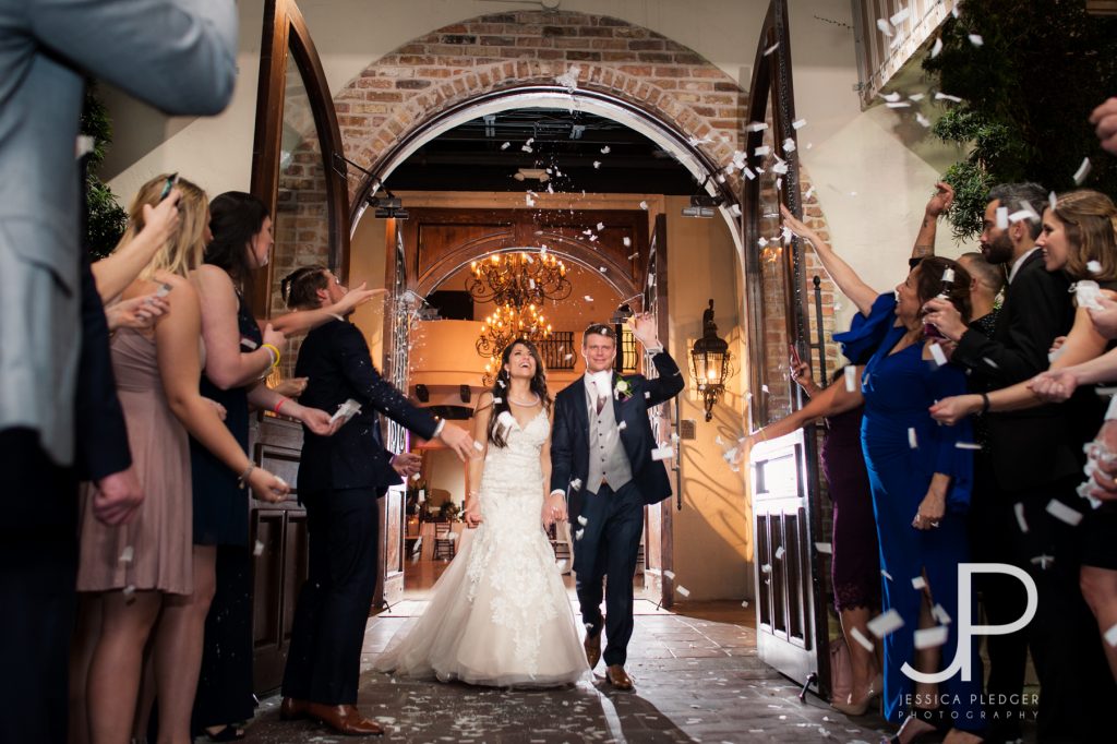 Beautiful Bell Tower on 34th Wedding by Jessica Pledger Photography in downtown Houston