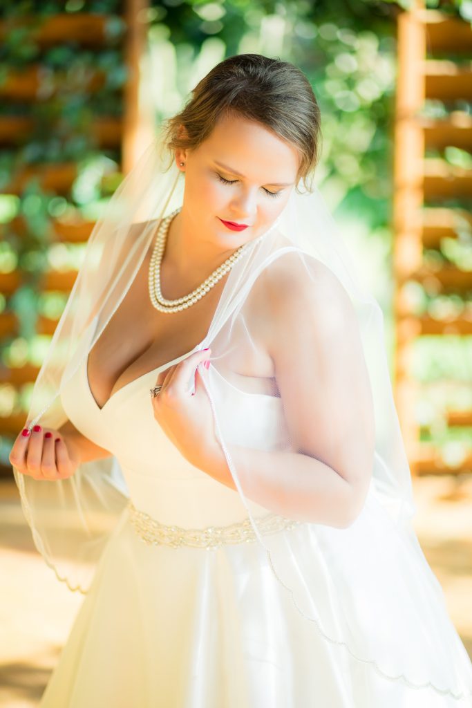 Tuscan Courtyard Outdoor Garden Bridals Session | Evelyn's Bridals by Jessica Pledger Photography - Houston Wedding Photographer