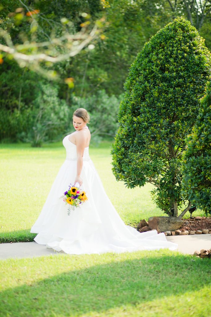 Tuscan Courtyard Outdoor Garden Bridals Session | Evelyn's Bridals by Jessica Pledger Photography - Houston Wedding Photographer