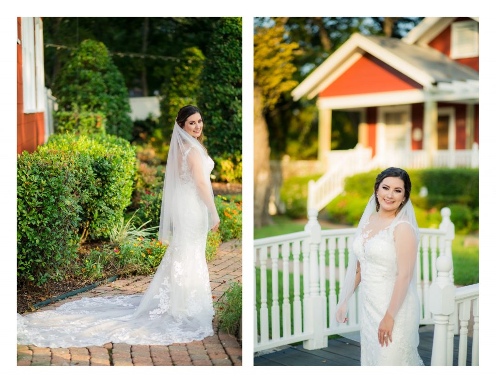 Butler's Courtyard Bridal Session in League City by Jessica Pledger Photography