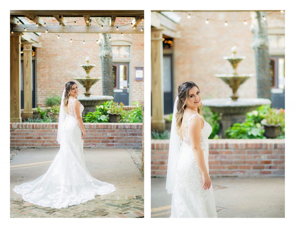 Butler's Courtyard Bridal Session in League City by Jessica Pledger Photography