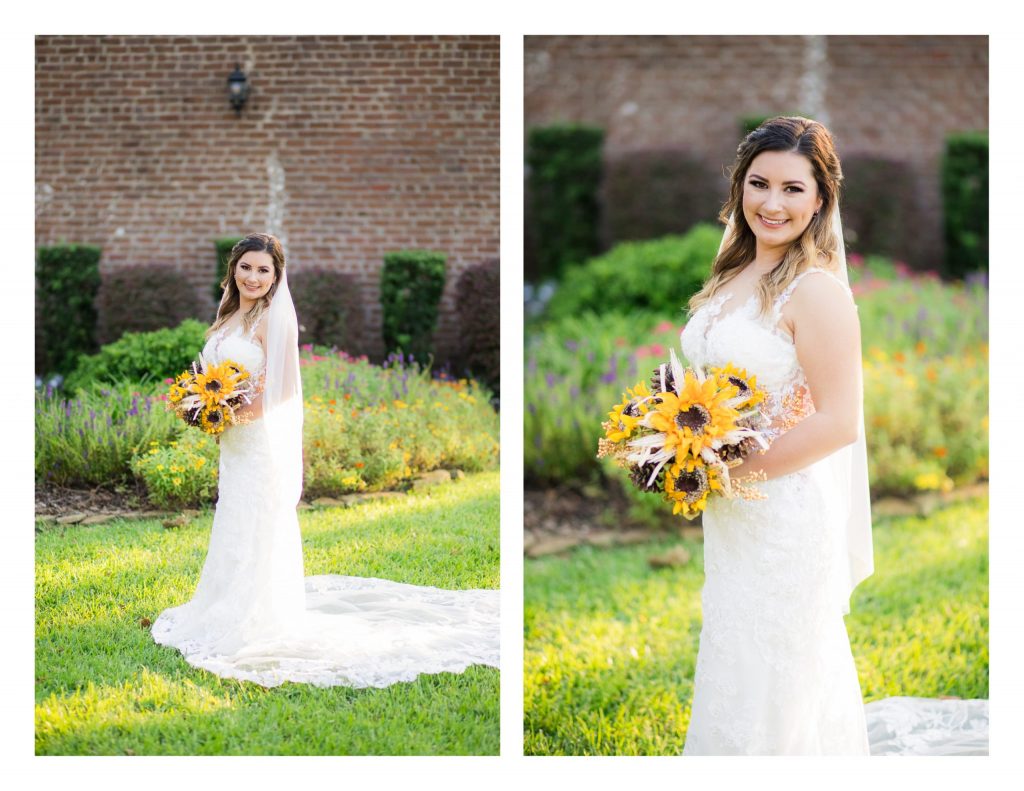 Butler's Courtyard Bridal Session in League City by Jessica Pledger Photography