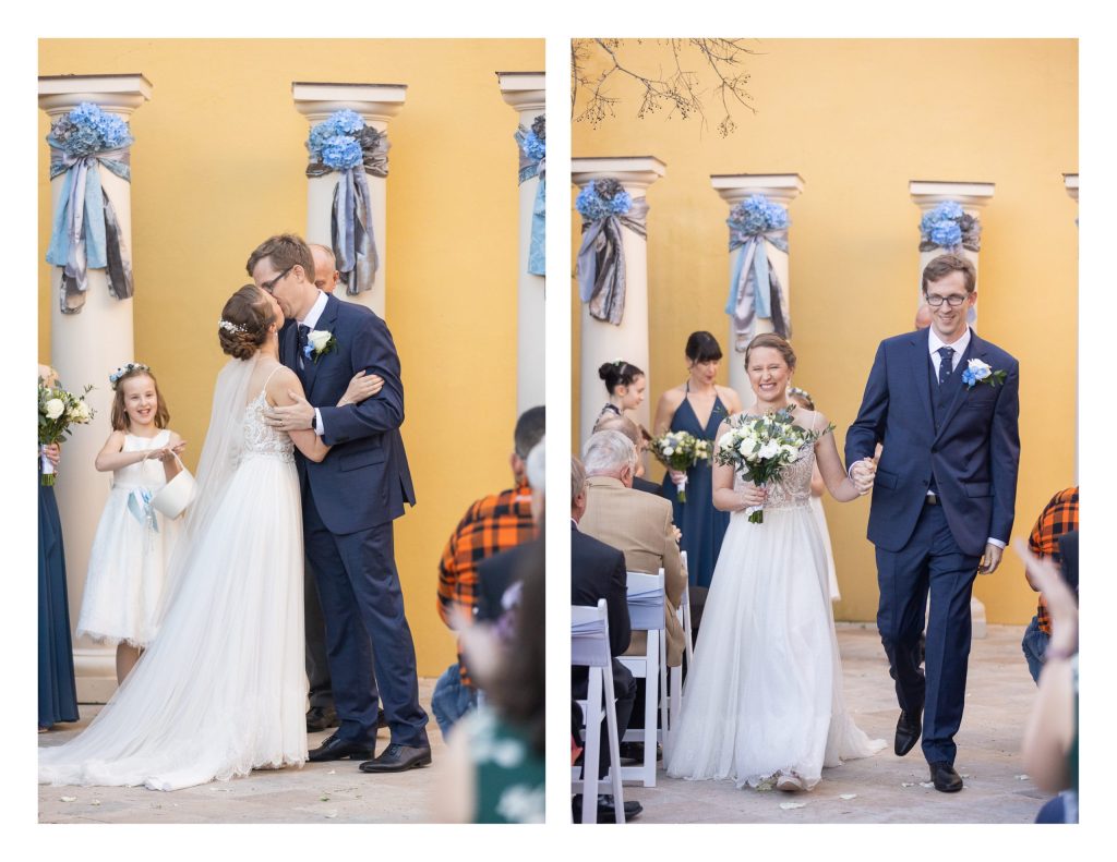 Beautiful and fun spring Wedding at the Lasker Inn in Galveston for Marin and Sheldon