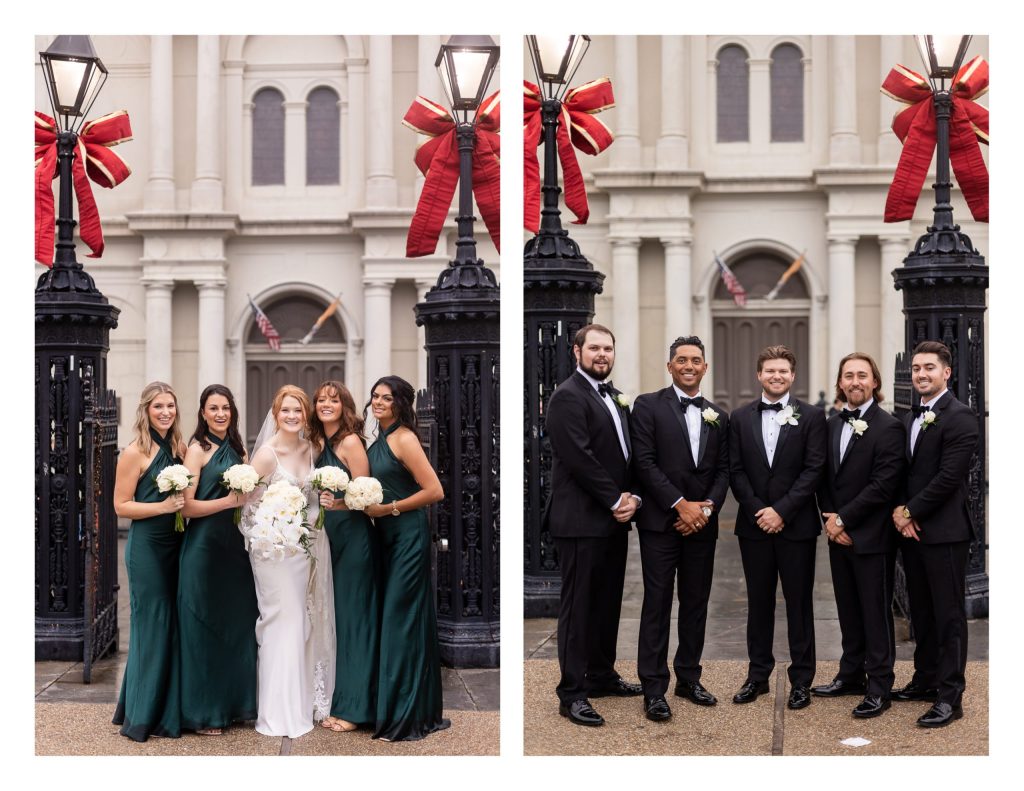 New Orleans Destination Wedding at Hotel Monteleone and the St, Louis Cathedral in Jackson Square by Jessica Pledger Photography