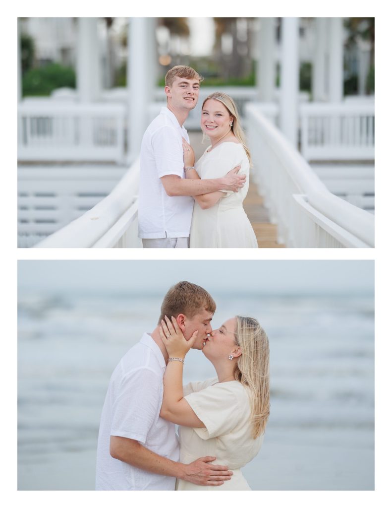 Galveston Island Engagement Session on the beach - Natalie & Noah - Jessica Pledger Photography