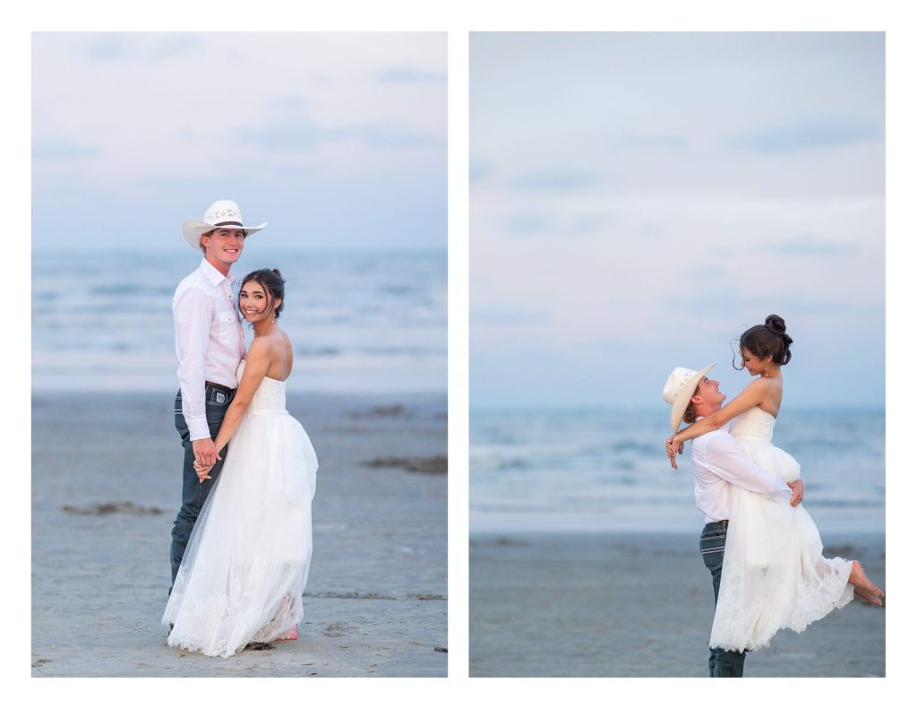 Natalie & Tavyn Galveston Wedding at The Lasker Inn by Jessica Pledger Photography
